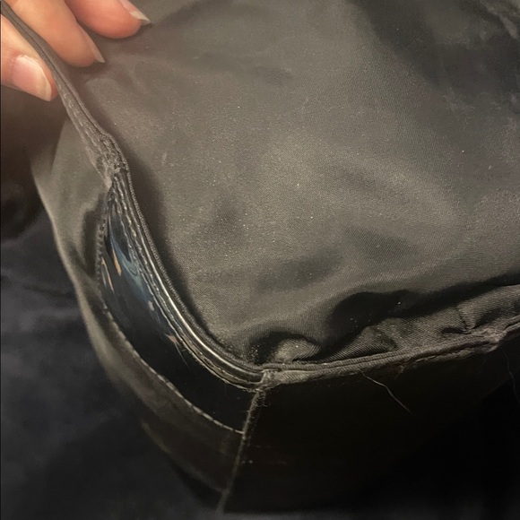 Tory Burch Black Nylon Logo Tote - Picture 7 of 12
